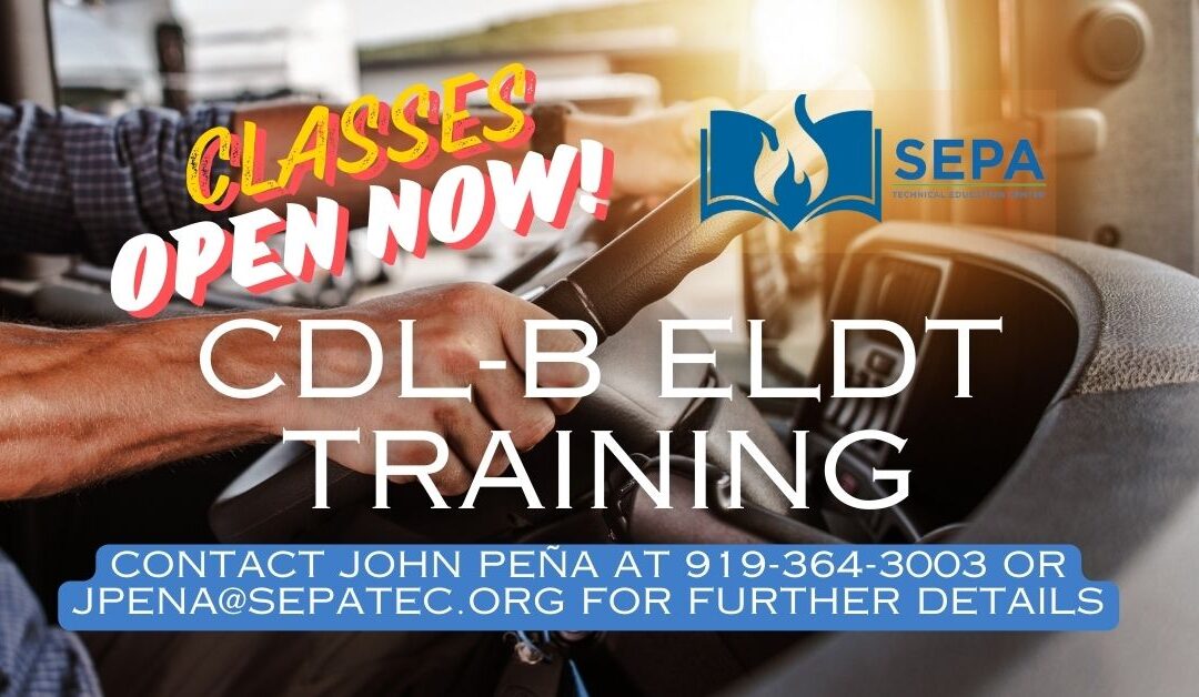 CDL-B Training Year-Round at SEPATEC — Classes Open Now!