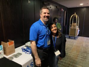 John Jessup and Laura Lee attending the Fall Meeting