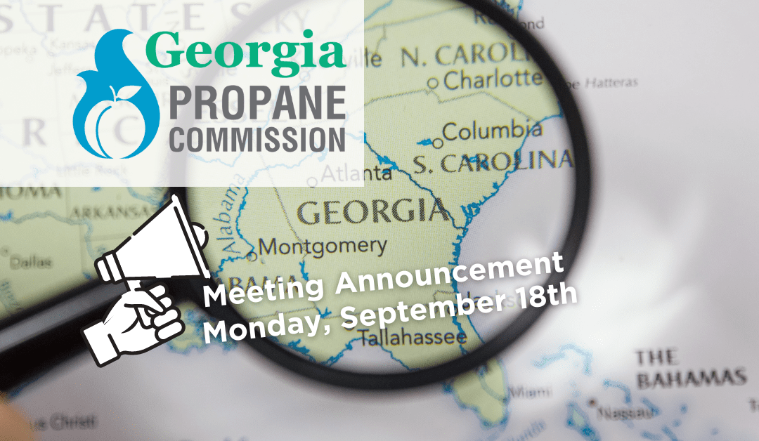 GA Agricultural Commodity Commission meeting Monday Sep 18th