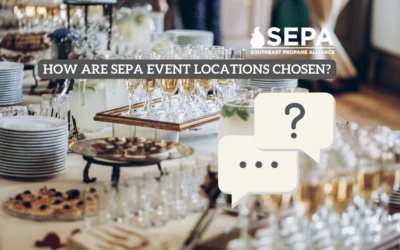 How are SEPA Event locations chosen?