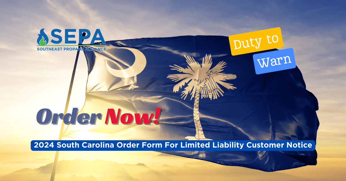 2024 South Carolina Order Form For Limited Liability Customer Notice